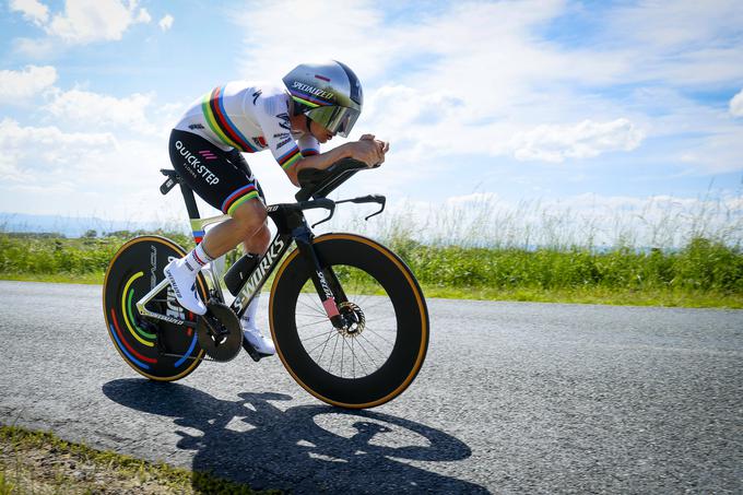 Remco Evenepoel komaj čaka na kronometer. | Foto: Guliverimage