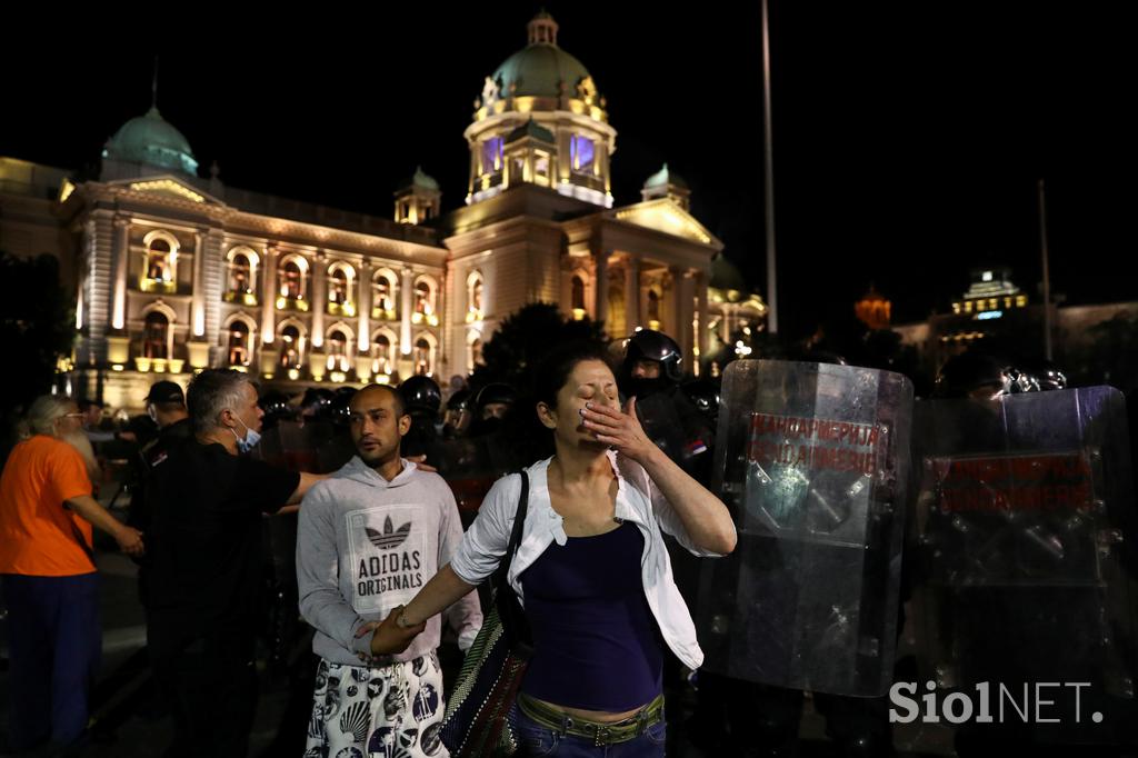 Protesti v Beogradu