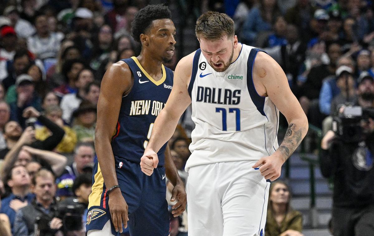 Luka Dončić Dallas Mavericks | Luka Dončić je dosegel že svoj 55. trojni dvojček v karieri. | Foto Reuters