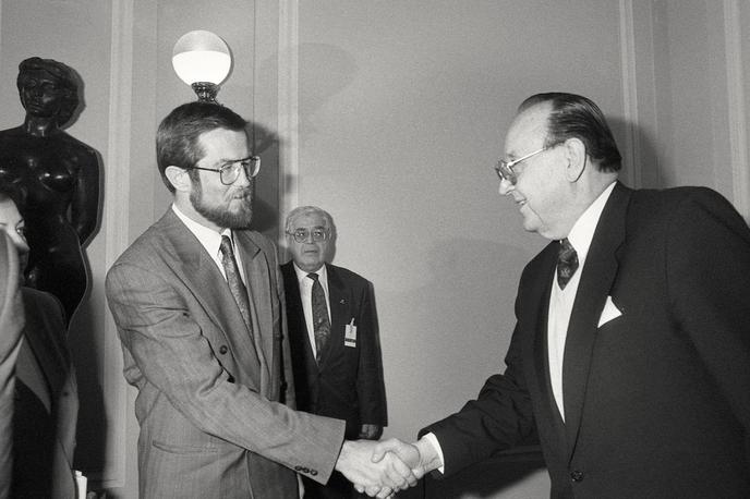 Hans-Dietrich Genscher | Foto Tone Stojko