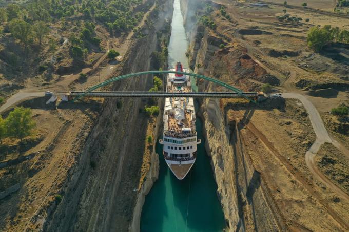 Korintski prekop | Foto: FredOlsen Cruise Lines