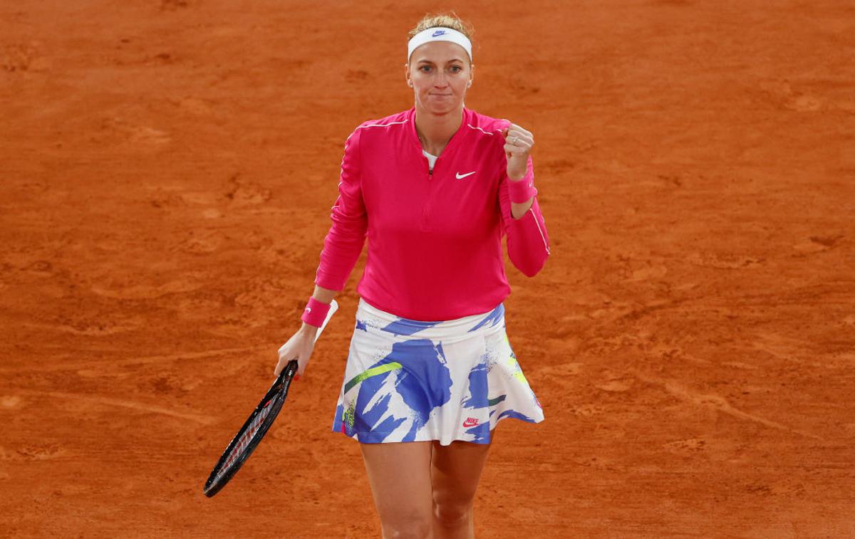 Petra Kvitova | Petrova Kvitova se je uvrstila v polfinale. | Foto Gulliver/Getty Images