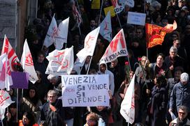 Protest v Benetkah proti vstopnini