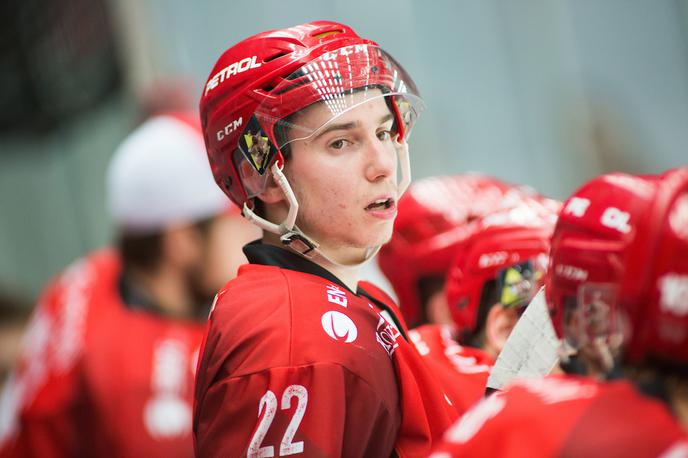 Erik Svetina HDD Jesenice | Obračun med Jeseničani in Celjani je bil odpovedan.  | Foto Peter Podobnik/Sportida