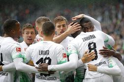 Borussia Mönchengladbach razbila Augsburg in skočila na vrh