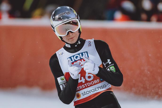 Anže Lanišek | Anže Lanišek je bil najboljši v slovenskem taboru, a je bilo to premalo za četrto slovensko skakalno medaljo na tem prvenstvu. | Foto Sportida