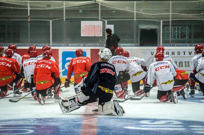 Varovanci Gabra Glaviča so na prvi pripravljalni tekmi drugo ekipo Celovca premagali s 7:1. | Foto: HDD Sij Acroni Jesenice