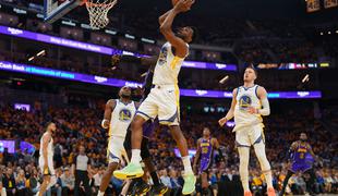 Golden State Warriors so povozili Lakers in izenačili