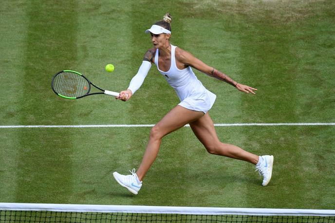 Polona Hercog | Polona Hercog se poslavlja že po prvem dvoboju. | Foto Gulliver/Getty Images