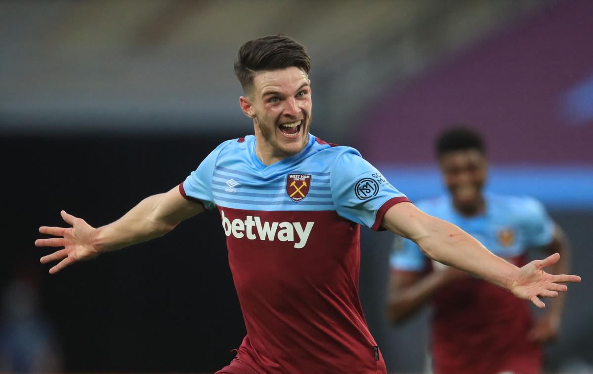 Declan Rice | Declan Rice je že dalj časa na radarju Chelseaja, mladi Anglež želi zapustiti West Ham. | Foto Reuters