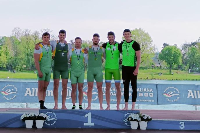 Slovenska reprezentanca sprint na mirnih vodah, Milano | Slovenski sprinterji na mirnih vodah so na močni regati v Milanu dosegli nekaj odmevnih uspehov. | Foto Kajakaška zveza Slovenije