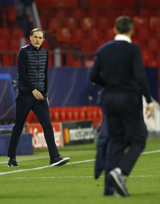 Sergio Conceicao in Thomas Tuchel se nista razšla v najboljših odnosih. | Foto: Reuters