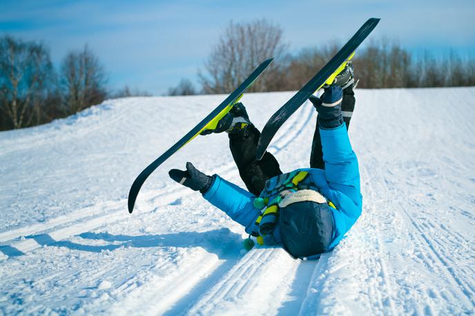 Padec otroka smučanje | Foto Shutterstock