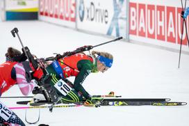 Biatlon Pokljuka zasledovalna tekma ženska