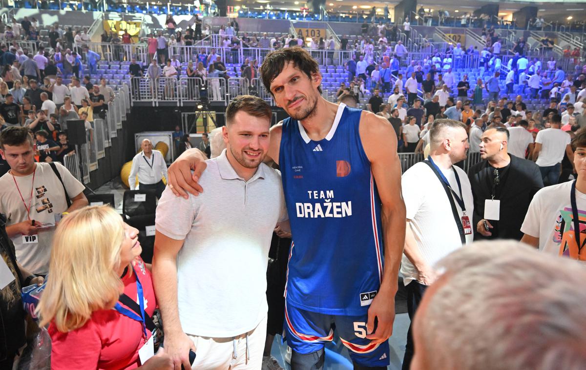 Dražen Petrović tekma | Luka Dončić in Boban Marjanović | Foto Guliverimage