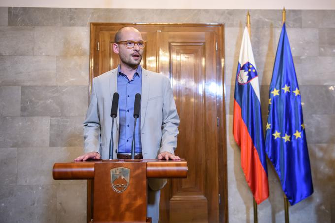 Vodja poslanske skupine Levice Matej Tašner Vatovec je poudaril, da združena sredina, zbrana okrog Marjana Šarca, Levice ne želi videti v vladi. | Foto: STA ,