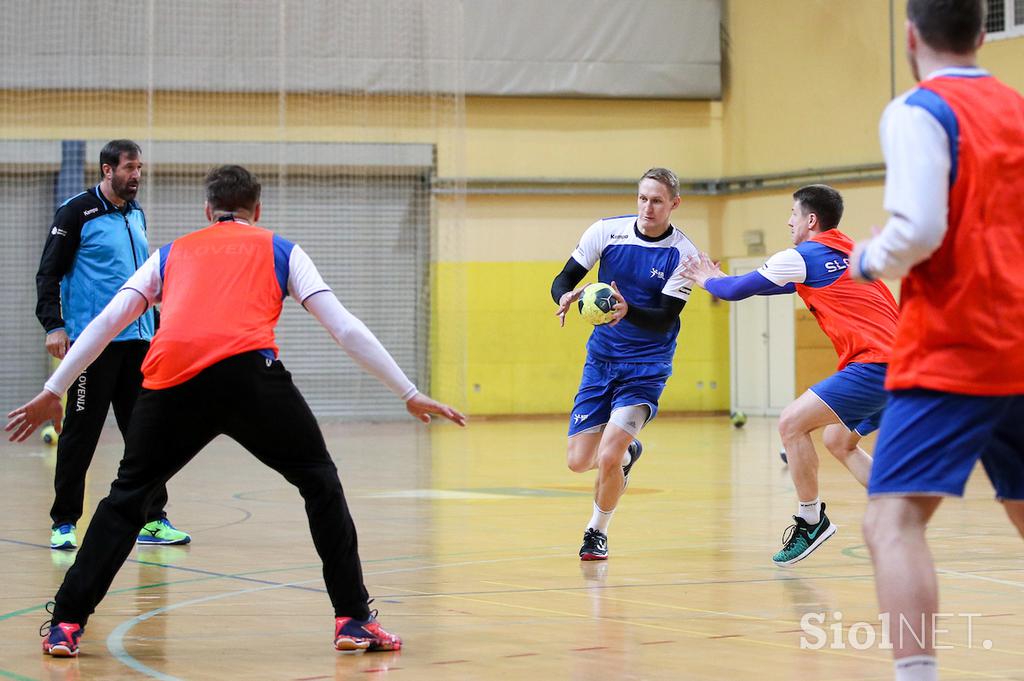 trening rokometna reprezentanca vojašnica