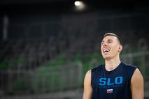 slovenska košarkarska reprezentanca trening Vlatko Čančar