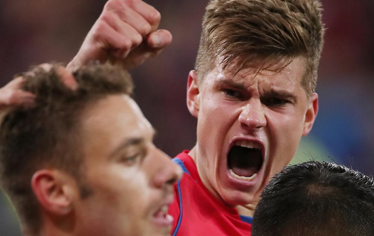 Jaka Bijol | Jaka Bijol je v izdihljajih srečanja po podaji Nikole Vlašića mojstrsko zatresel mrežo Ufe in popeljal CSKA v četrtfinale ruskega pokala. | Foto Guliver/Getty Images