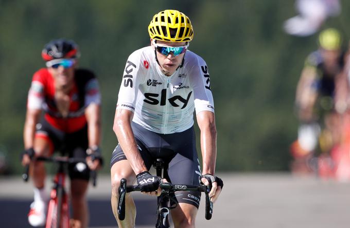 Chris Froome je novi vodilni v skupnem seštevku. | Foto: Reuters