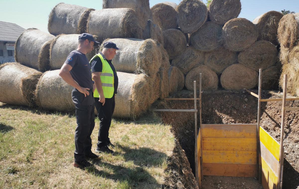 Nova Gorica, priprave, odstranitev, letalska bomba | Priprave so v polnem teku.  | Foto Ervin Ćurlić / Regijski štab CZ za severno Primorsko