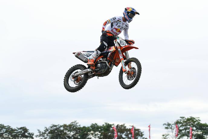 Jorge Prado KTM | Prado je dobil prvo vožnjo v Nemčiji, a na ciljnem skoku trčil s Herlingsom. | Foto Guliver Image