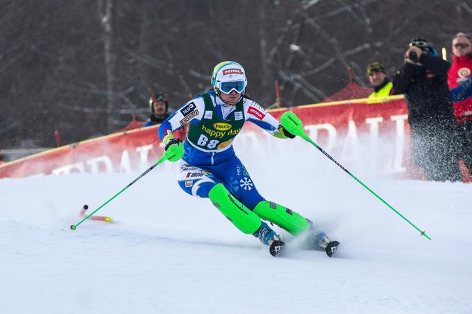 Hafnerjeva leta 2013 na tekmi za zlato lisico na Mariborskem Pohorju. | Foto: Mediaspeed