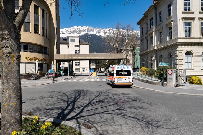 Avstrija. Bolnišnica. | V Avstriji se je sedemdnevna incidenca okužb na sto tisoč prebivalcev povzpela na 313,1. Trenutno imajo skoraj 40 tisoč aktivnih primerov okužbe. | Foto Guliverimage