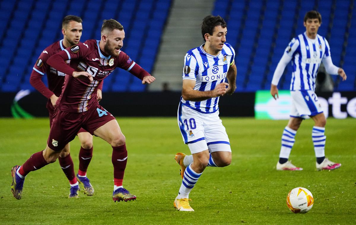 Mikel Oyarzabal | Desetica vodilne ekipe v španskem prvenstvu si je poškodovala stegensko mišico. | Foto Reuters