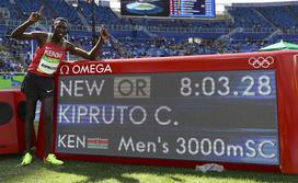 OI finale 3000 m zapreke Conseslus Kipruto Evan Jager Ezekiel Kemboi