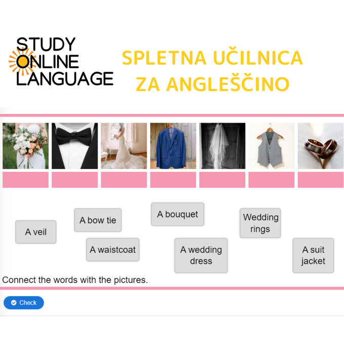 Foto: Posnetek iz platforme Study Online Language (angleščina B1). | Foto: 