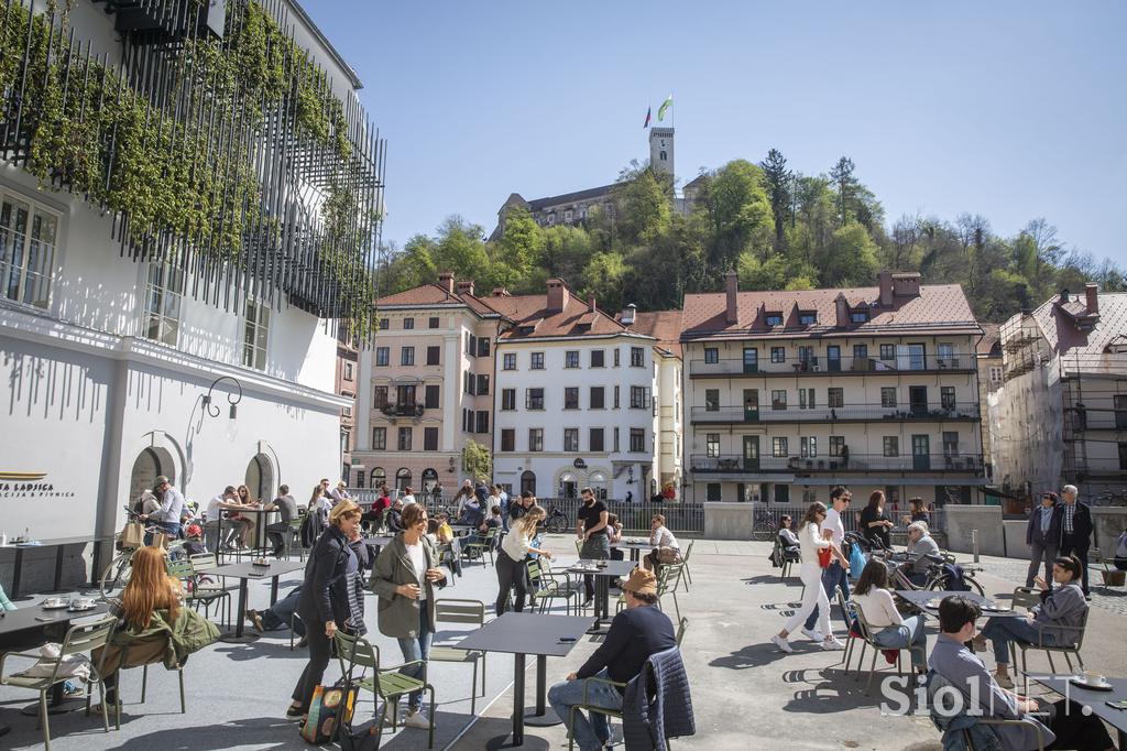 Odprtje gostinskih teras v Ljubljani