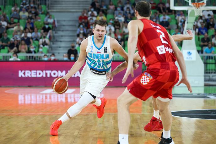 Luka Dončić | Luka Dončić v Stožicah navdušil občinstvo. | Foto Vid Ponikvar