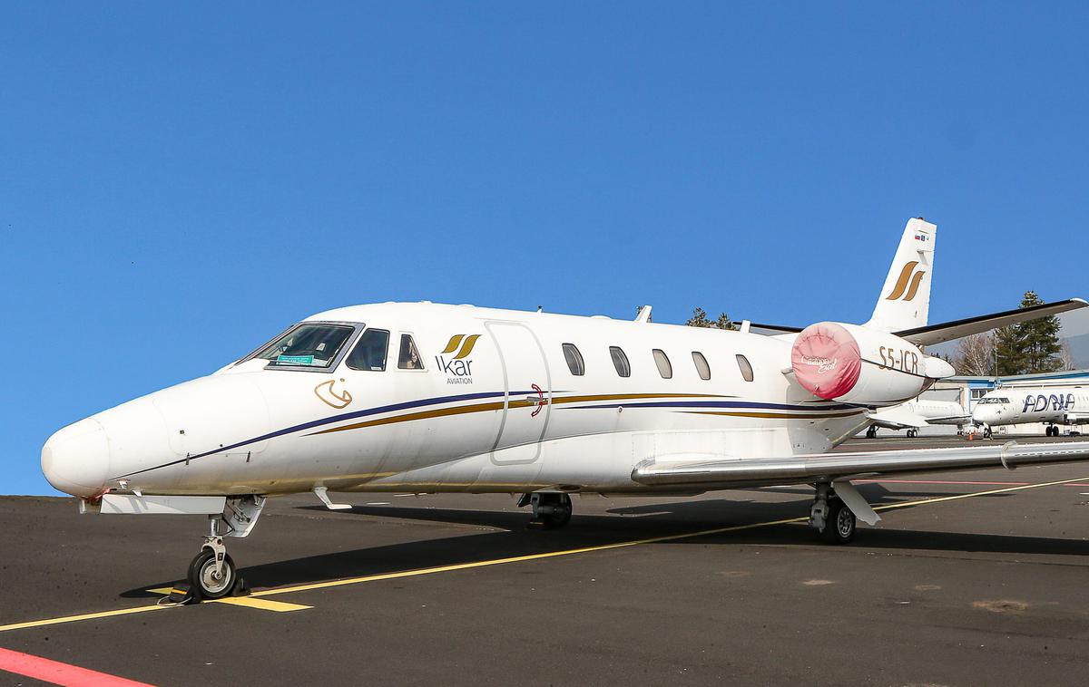 Cessna | DUTB prodaja v stečaju zaseženo letalo cessna citation 560 XL z oznako S5-ICR. | Foto DUTB