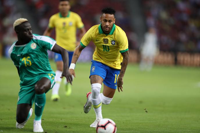 Neymar | Neymar, najdražji nogometaš na svetu, je postal najmlajši v brazilski reprezentanci, ki je zbral 100 nastopov.  | Foto Getty Images