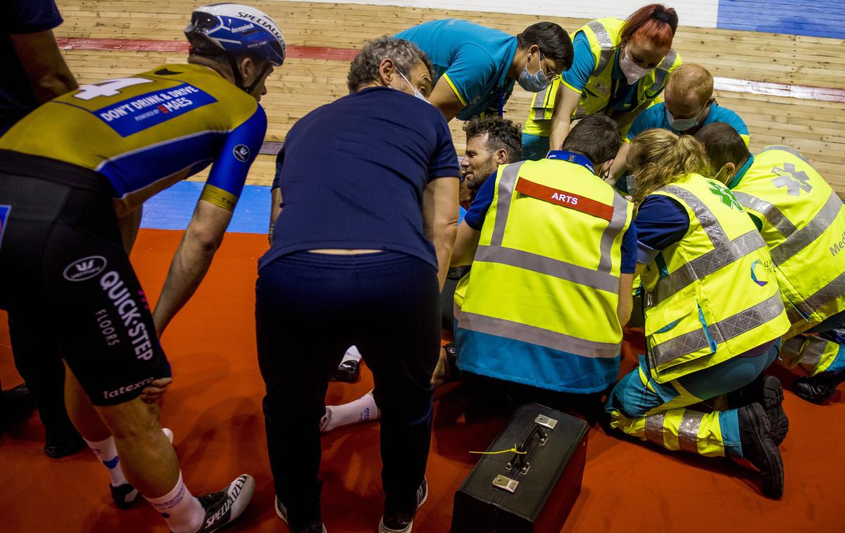 Mark Cavendish | Mark Cavendish jo je skupil na velodromu. | Foto Guliverimage