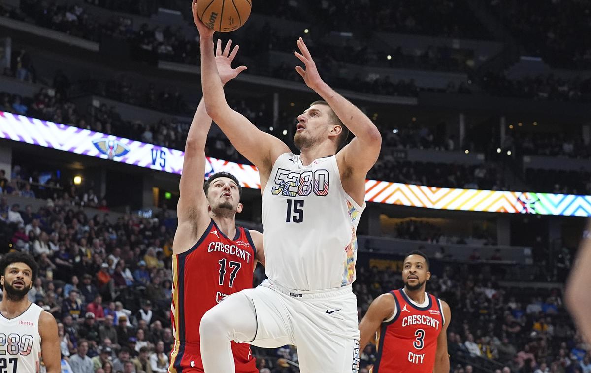 Denver Nuggets | Denver Nuggets so še drugič v nekaj dneh premagali New Orleans Pelicans. | Foto Guliverimage