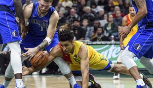 Prvi trojni dvojček Luke Dončića v ligi NBA, a poraz Dallasa #video