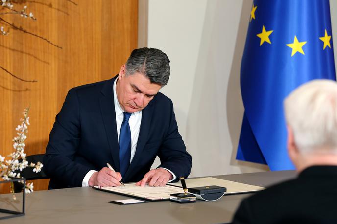 Zoran Milanović | Zoran Milanović je predčasno zapustil slovesnost ob 25. obletnici zmagovite hrvaške vojaške operacije Blisk v Okučanih. | Foto Reuters