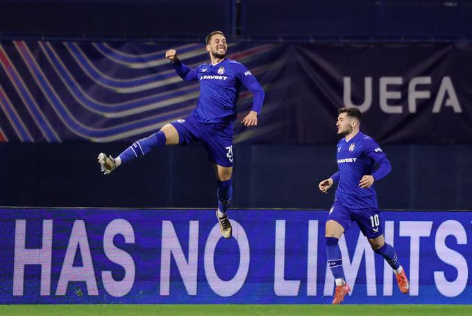 Marko Pjaca je poskrbel za zmago Dinama, a ta ni bila dovolj za napredovanje. | Foto: Reuters