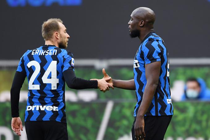 Romelu Lukaku in Christian Eriksen sta soigralca pri milanskem Interju. | Foto: Guliverimage/Vladimir Fedorenko