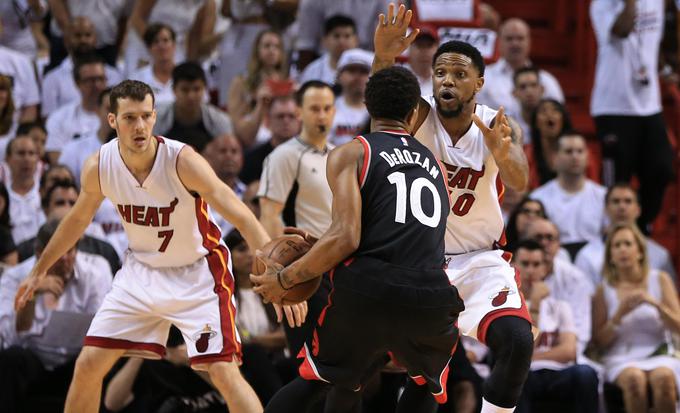 Goran Dragić in Udonis Haslem bosta tudi v prihodnji sezoni soigralca. | Foto: Getty Images