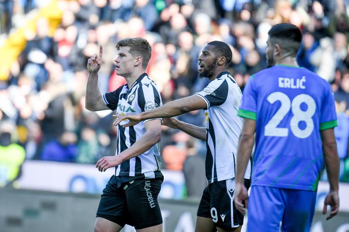 Jaka Bijol se je proti Sassuolu izkazal z zadetkom in podajo. | Foto: Guliverimage/Vladimir Fedorenko