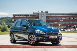 Test: BMW 225xe active tourer – električni kabel zniža porabo na 3,9 litra