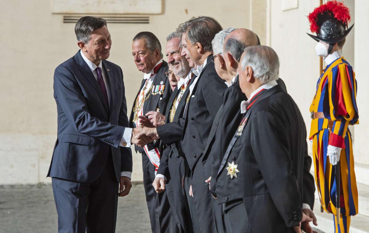 slo | Pahor je izrazil tudi upanje, da bo papež Frančišek lahko "vsaj za nekaj ur" obiskal Slovenijo, morda še letos. "To si zelo želim," je dejal. | Foto STA