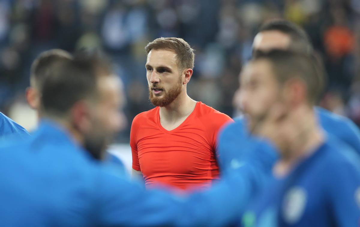 Jan Oblak | Jan Oblak je zaradi zdravstvenih težav, ki jih je staknil na ogrevanju, izpadel iz kroga kandidatov za srečanje s Kosovom.  | Foto Guliver/Getty Images