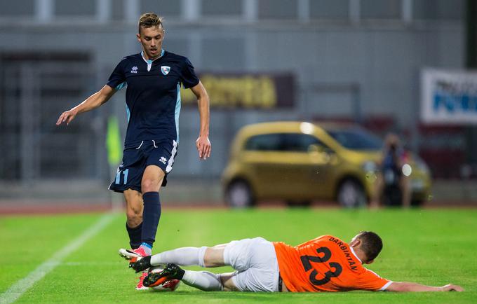 Andrija Filipović se je izkazal z mojstrskim golom. | Foto: Vid Ponikvar