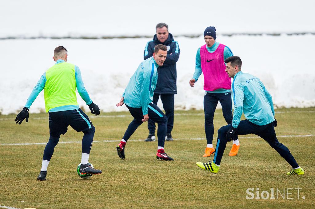 slovenska nogometna reprezentanca trening zbor Brdo