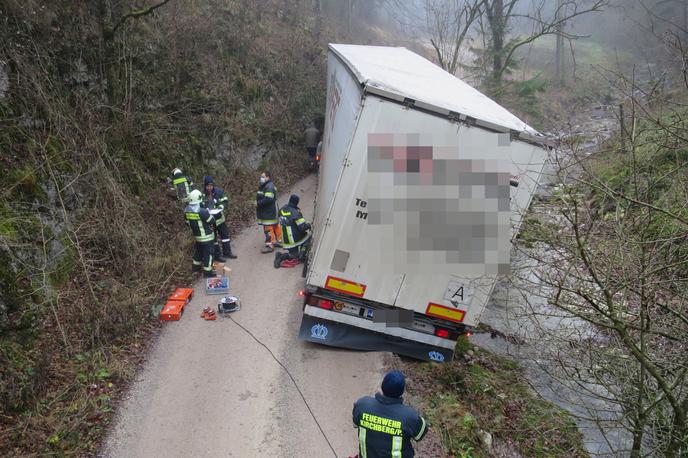 tovornjak reševanje | Foto Freiwillige Feuerwehr Kirchberg