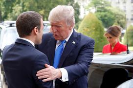 donald trump, melania trump, emmanuel macron, brigitte trogneux